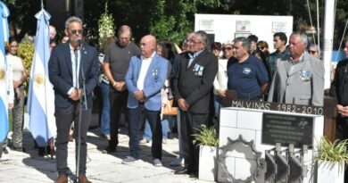 Emotivo acto a 44 años de la Gesta de Malvinas