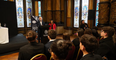 Alak encabezó una nueva jornada del Modelo ONU con la participación de 350 jóvenes