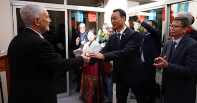 Alak participó de la inauguración de un nuevo centro para la cooperación cultural con China