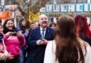 Tauber recorrió las obras avanzadas de la facultad de Trabajo Social