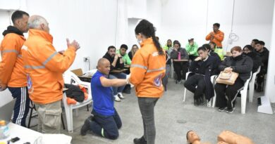 Monte Hermoso sigue capacitando en Primeros Auxilios de cara a una nueva Fiesta de la Primavera
