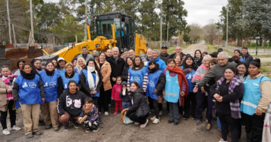 Alak inauguró una obra hidráulica clave para el saneamiento de la cuenca del Arroyo Maldonado